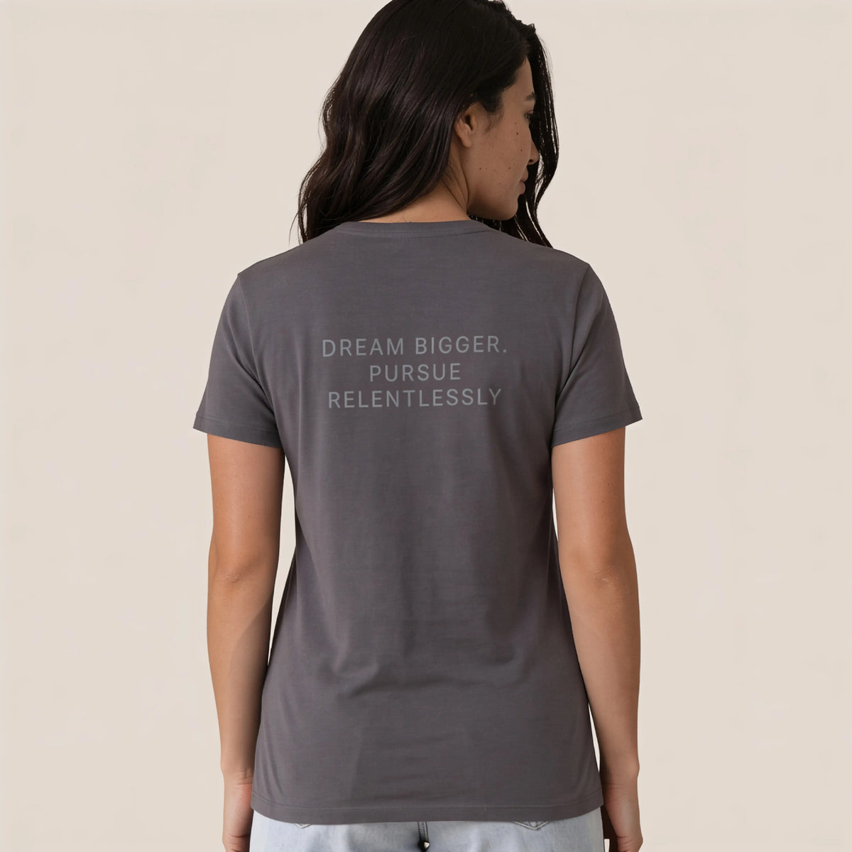 PREORDER ONLY:  CORE Collection Women's Cotton T-Shirt COOL GRAY