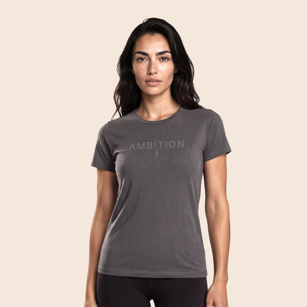 PREORDER ONLY:  CORE Collection Women's Cotton T-Shirt COOL GRAY