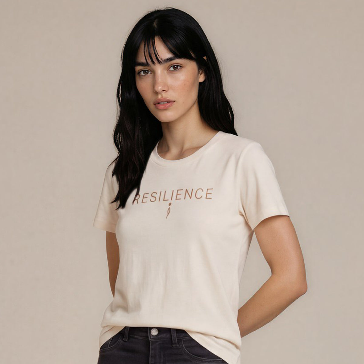 PREORDER ONLY: CORE Collection Women's Cotton T-Shirt BEIGE