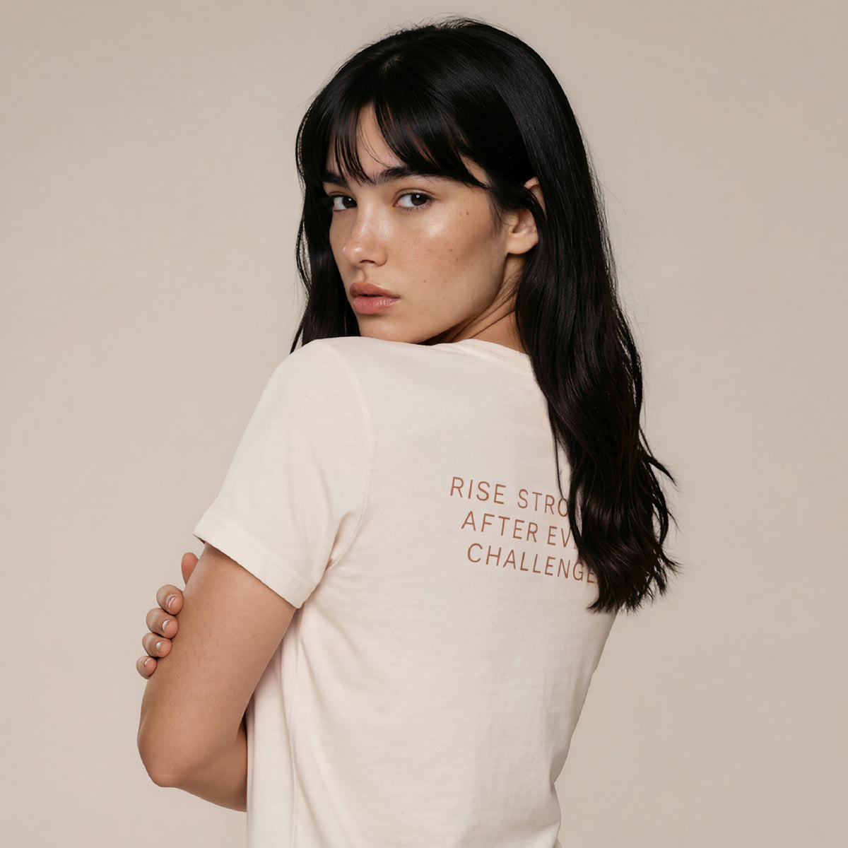 PREORDER ONLY: CORE Collection Women's Cotton T-Shirt BEIGE